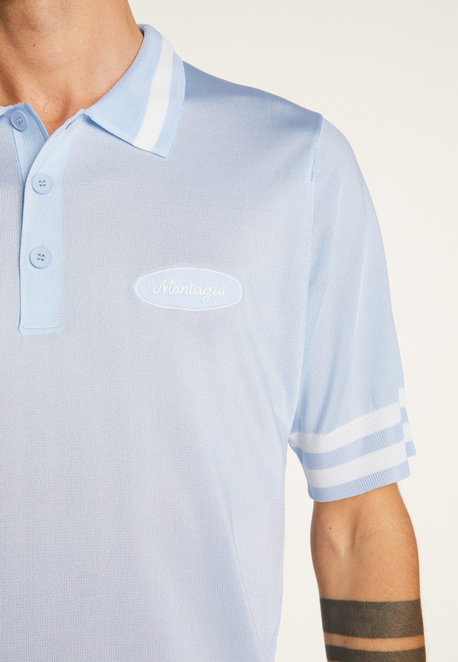 Poloshirt aus hellem Garn und Streifen  Montmartre