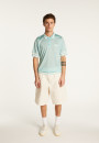 Poloshirt aus hellem Garn und Streifen  Montmartre