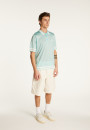 Poloshirt aus hellem Garn und Streifen  Montmartre