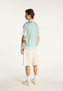Poloshirt aus hellem Garn und Streifen  Montmartre