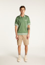 Poloshirt aus hellem Garn und Streifen  Montmartre