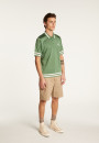 Poloshirt aus hellem Garn und Streifen  Montmartre