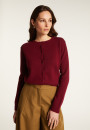 Cardigan en cachemire col rond boutonné dans le dos - Adelys