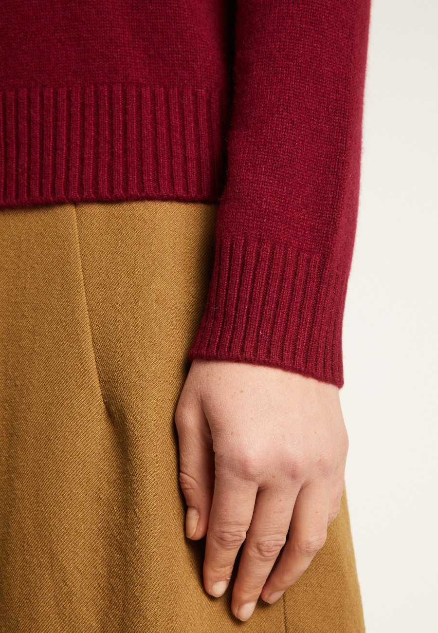 Cardigan en cachemire col rond boutonné dans le dos - Adelys