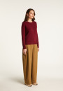 Cardigan en cachemire col rond boutonné dans le dos - Adelys
