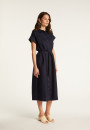 Langärmliges Leinenkleid - Emy