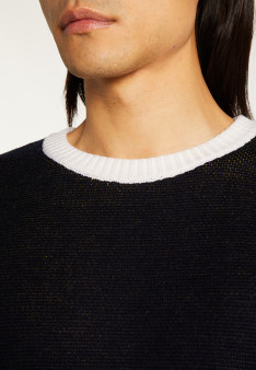 Grafischer Pullover aus Merinowolle - Stanley