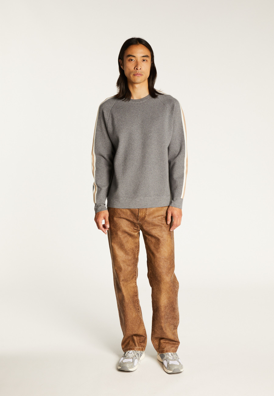 Dreifarbiger Pullover aus Wolle-Mischgewebe - Sigur