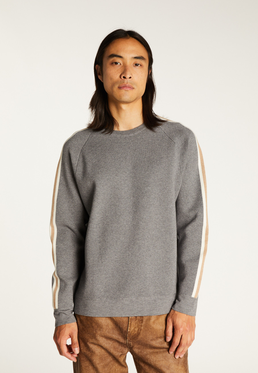 Dreifarbiger Pullover aus Wolle-Mischgewebe - Sigur