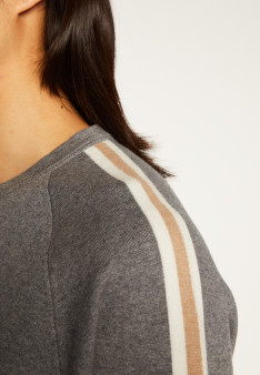Dreifarbiger Pullover aus Wolle-Mischgewebe - Sigur