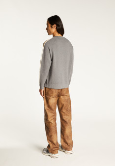 Dreifarbiger Pullover aus Wolle-Mischgewebe - Sigur