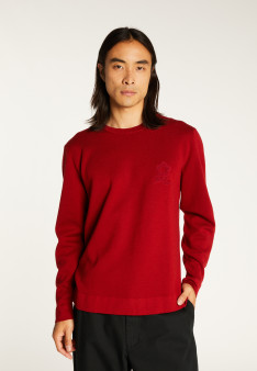 Pullover aus Merinowolle mit Logo - Santi
