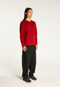 Pullover aus Merinowolle mit Logo - Santi