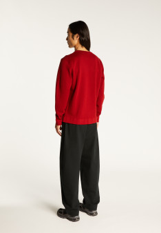 Pullover aus Merinowolle mit Logo - Santi