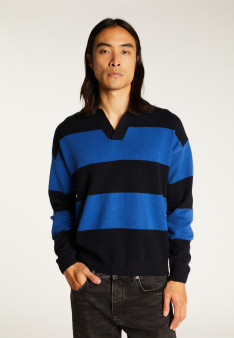 Pullover mit Polokragen aus Wolle und Kaschmir - Sean