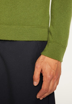 Kaschmirpullover mit Rundhalsausschnitt und gerollten Abschlüssen - Ernest