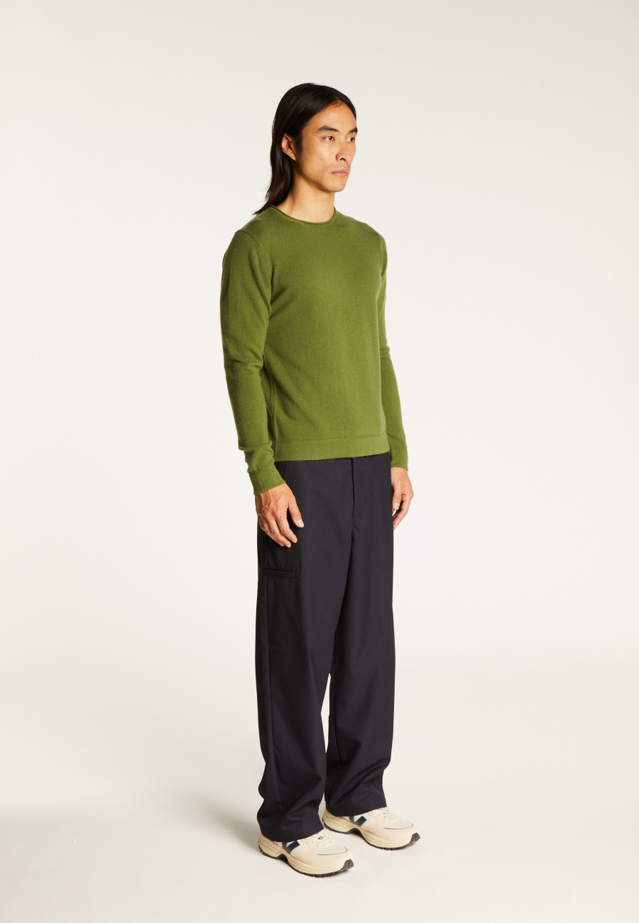 Kaschmirpullover mit Rundhalsausschnitt und gerollten Abschlüssen - Ernest