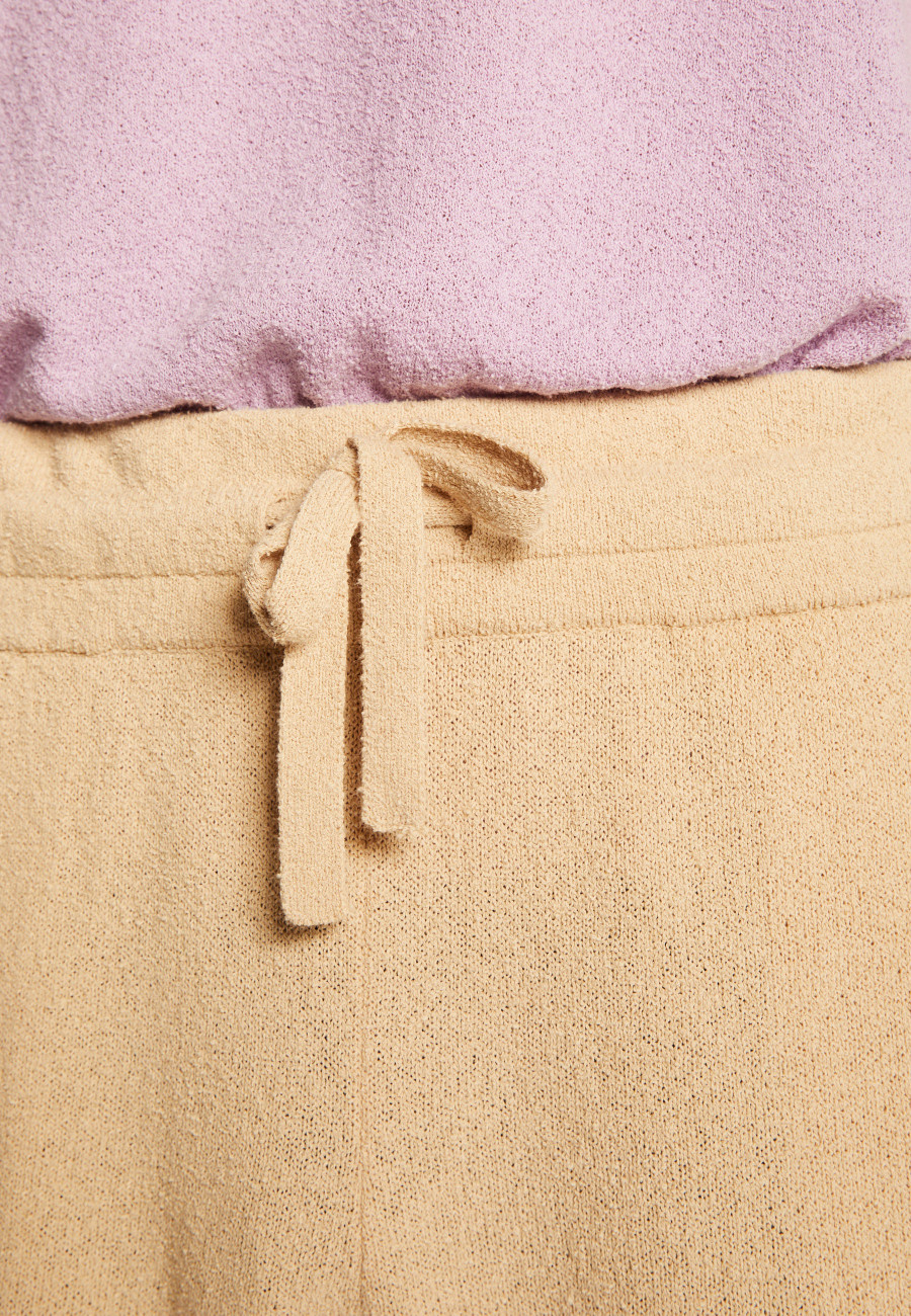Kurze Hose aus gebürsteter Baumwolle - Drey
