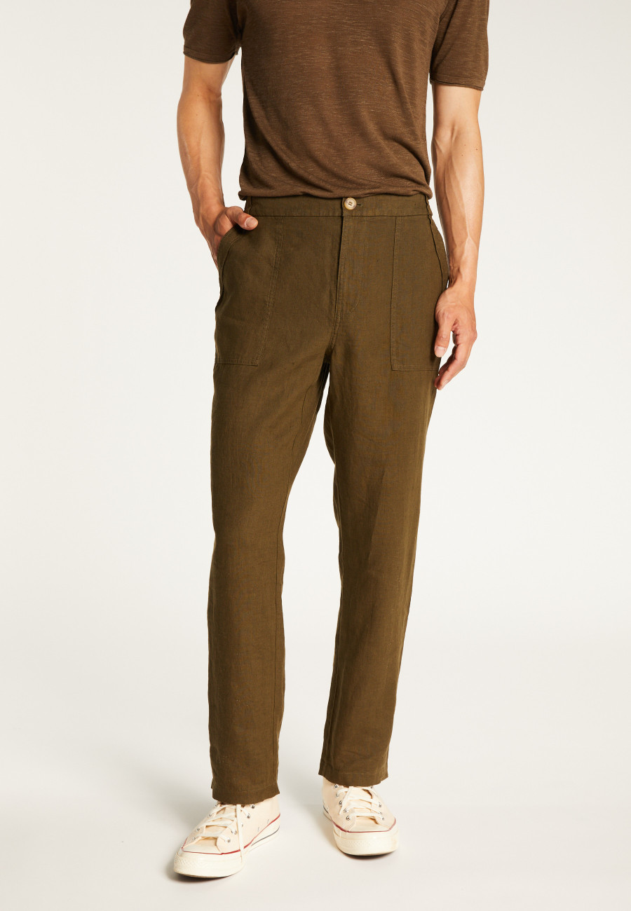 Leinenhose mit Taschen - Dimitri