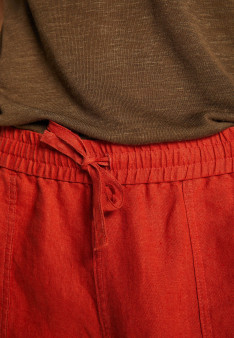 Leinenshorts mit Taschen - Diegos