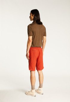 Leinenshorts mit Taschen - Diegos