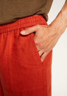 Leinenshorts mit Taschen - Diegos