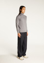Pullover mit Trucker-Ausschnitt und Logo aus Merinowolle - Ryan