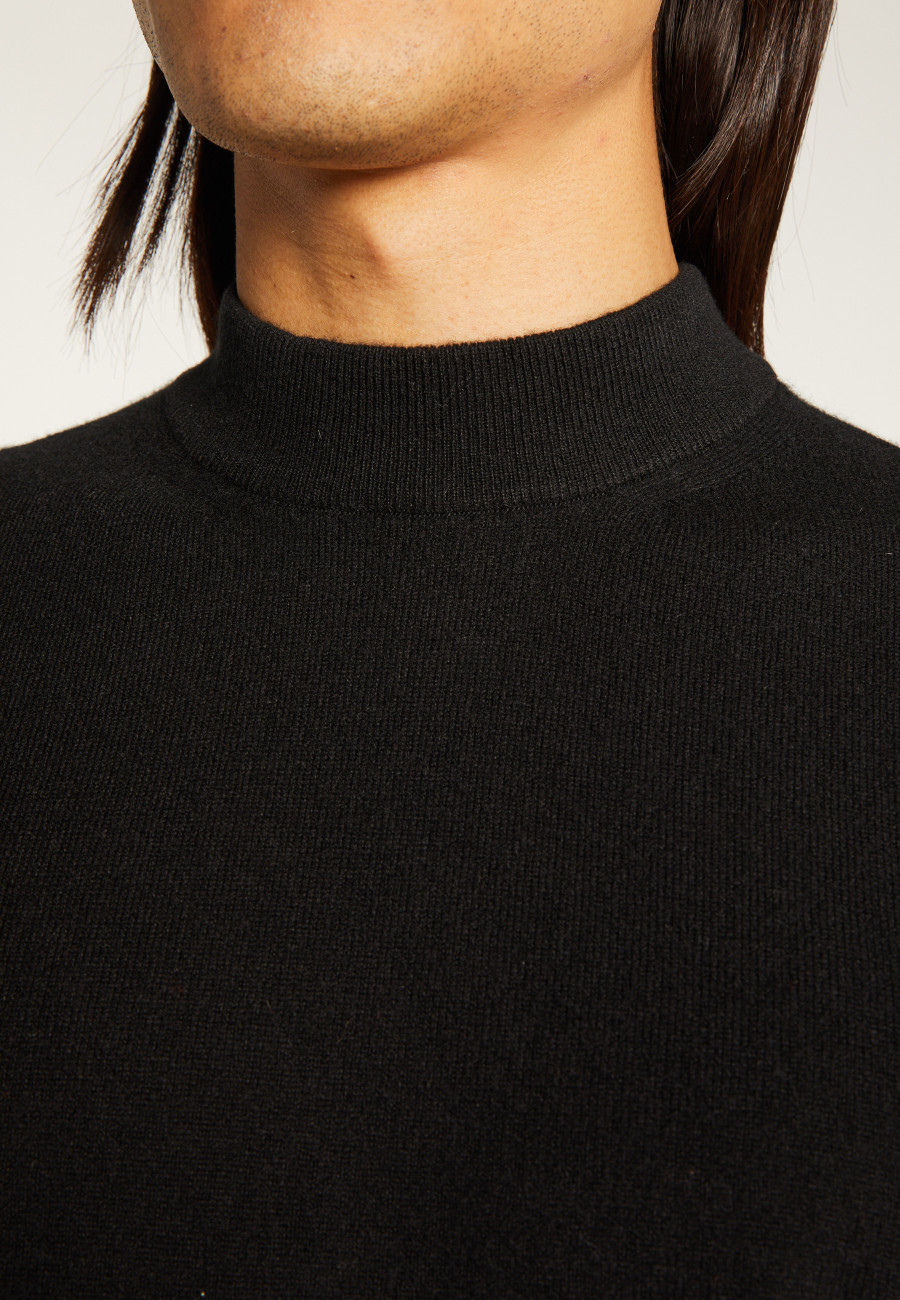 Kaschmirpullover mit Stehkragen - Esteban