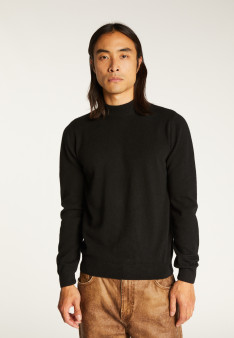 Kaschmirpullover mit Stehkragen - Esteban