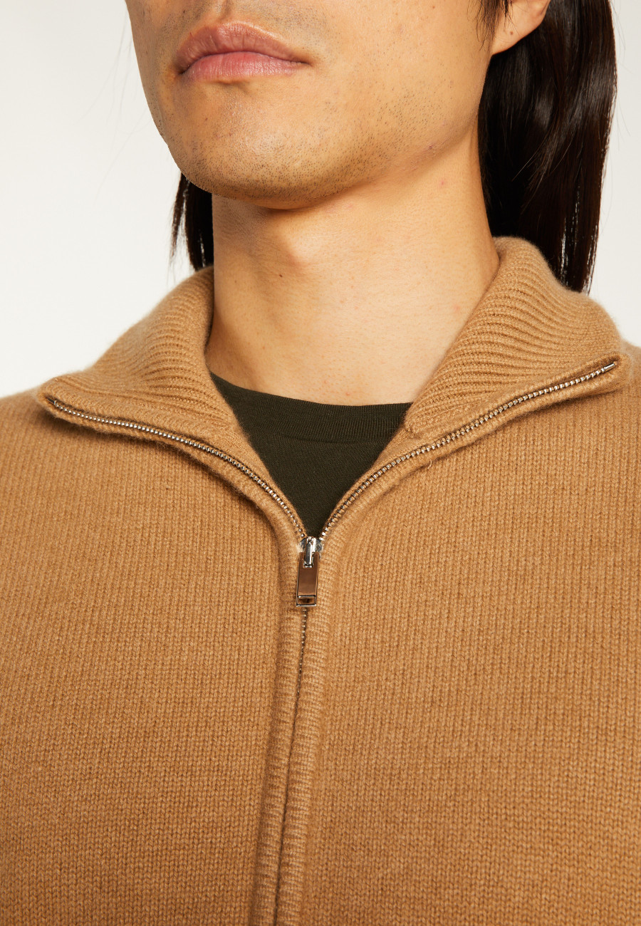 Reißverschlussjacke aus 4-fädigem Kaschmir - Balthazar