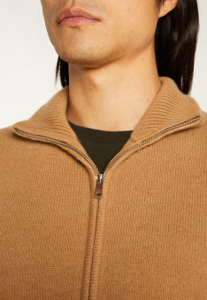 Reißverschlussjacke aus 4-fädigem Kaschmir - Balthazar