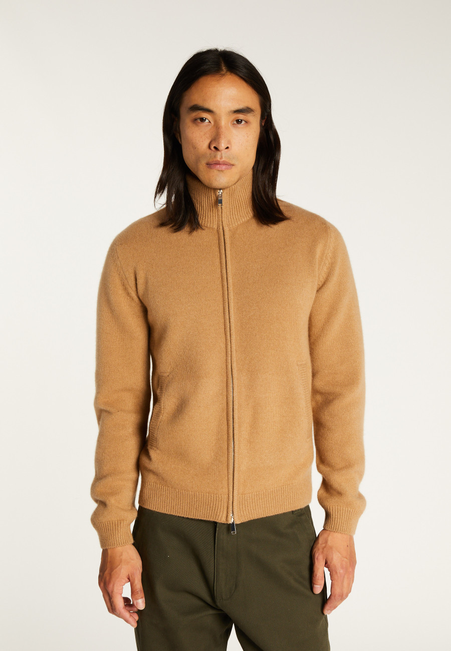 Reißverschlussjacke aus 4-fädigem Kaschmir - Balthazar