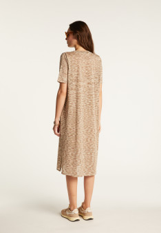 Dabia schillerndes langes Kleid