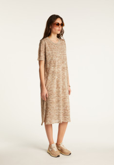 Dabia schillerndes langes Kleid
