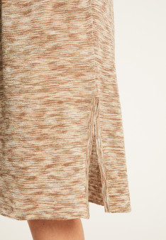 Dabia schillerndes langes Kleid