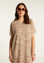Dabia schillerndes langes Kleid