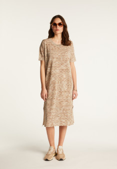 Dabia schillerndes langes Kleid