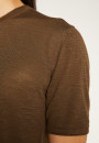 T-Shirt aus Slub-Leinen mit V-Ausschnitt - Reuben