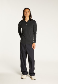 Pull col polo en laine - Eni