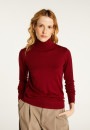Pull col roulé en laine mérinos - Beha