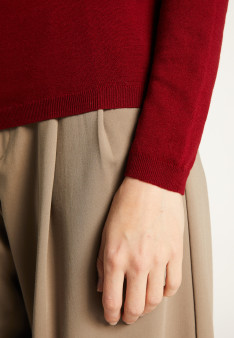 Pull col roulé en laine mérinos - Beha