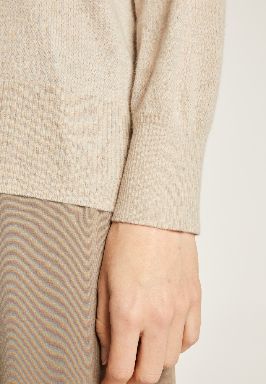 Pullover mit Rundhalsausschnitt aus Kaschmir light - Soraya