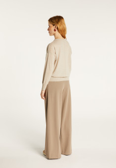 Pullover mit Rundhalsausschnitt aus Kaschmir light - Soraya