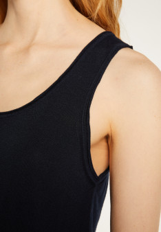 Feinstrick-Tanktop aus Kaschmir-Bambus - Aetim