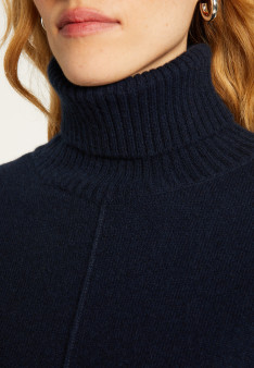 Rollkragenpullover mit Kaschmirschlitzen - Adena