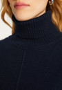 Rollkragenpullover mit Kaschmirschlitzen - Adena