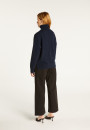Rollkragenpullover mit Kaschmirschlitzen - Adena