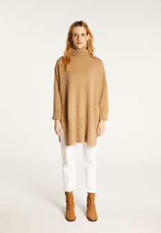 Langer lockerer Pullover aus Wolle und Kaschmir - Galice