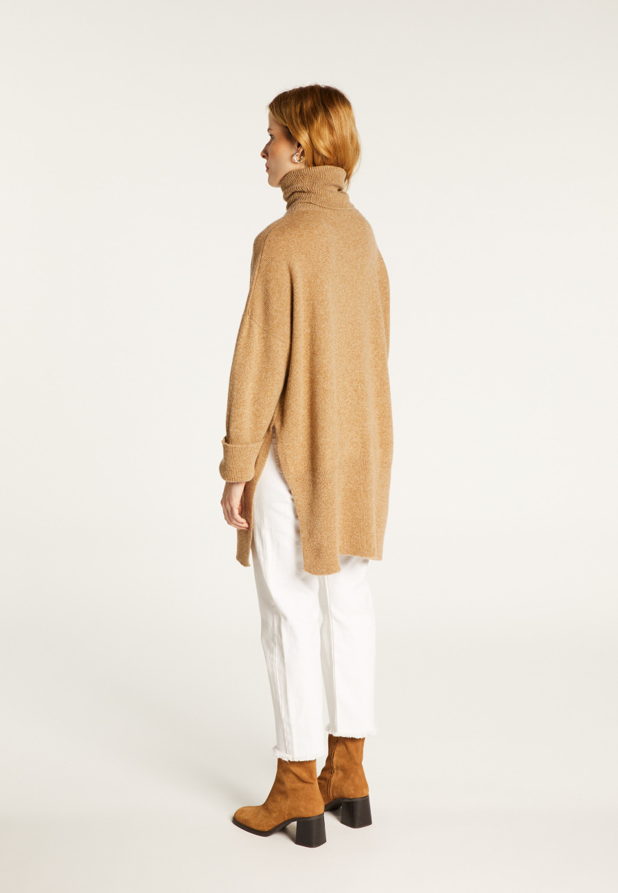Langer lockerer Pullover aus Wolle und Kaschmir - Galice