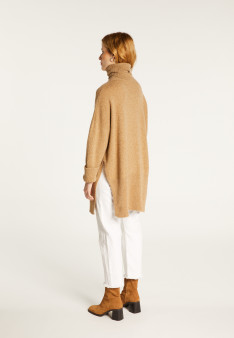 Langer lockerer Pullover aus Wolle und Kaschmir - Galice